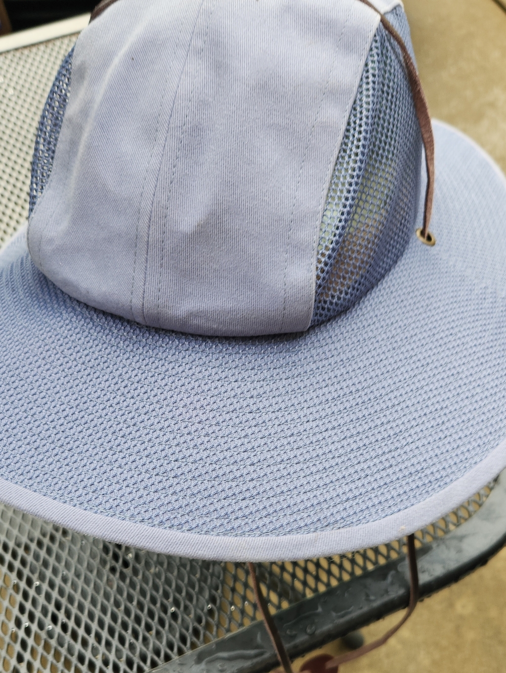 Duluth Trading Co Light Blue Men's Wide-Brim Sun Hat